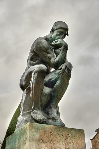 Paris   (Musée Rodin, Le penseur)    |   3  /  28    | 